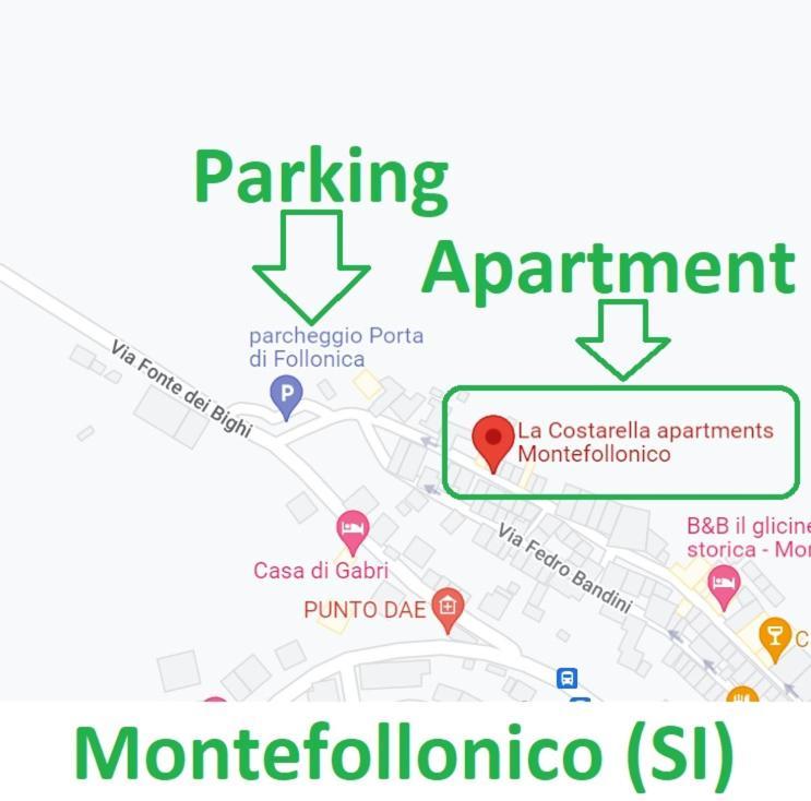 La Costarella Apartment Montefollonico Ngoại thất bức ảnh